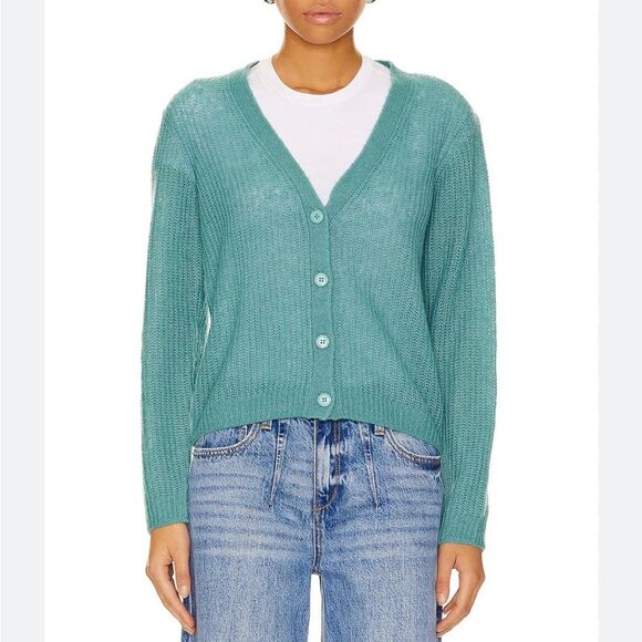 Nwt Revolve 27 miles malibu‎ katja cardigan in aqua women’s size S - Picture 1 of 8